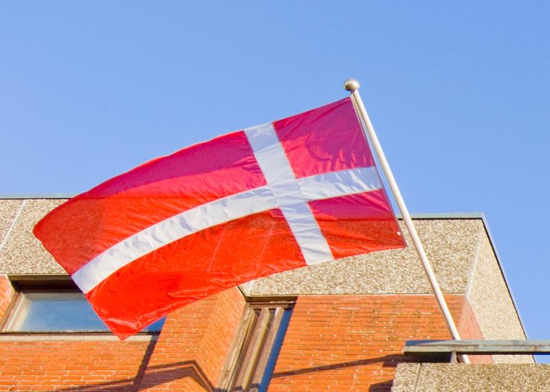 Die dänische Flagge | © Foto Oliver Franke