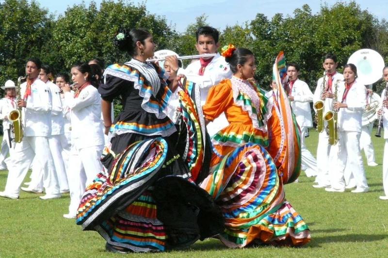 Mexikanische Gruppe bei internationalem Musikfest Hattstedt | © Sandra Milke