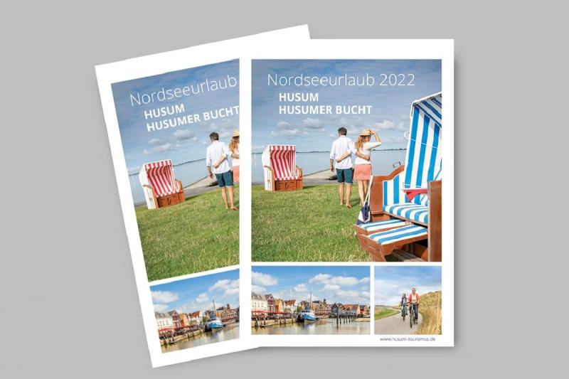 Titel des Urlaubsmagazins Husumer Bucht 2022 | © Tourismus und Stadtmarketing Husum GmbH